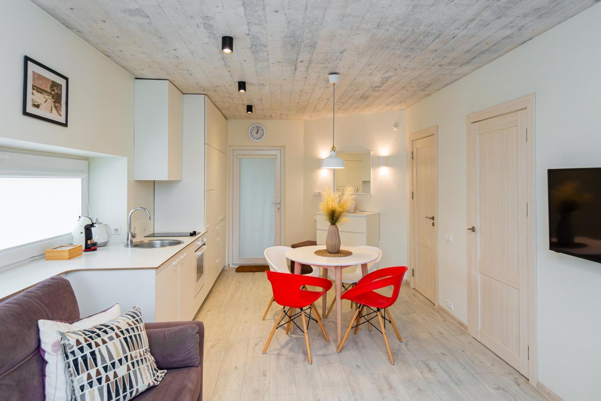 Zalia Kopa Apartamentai Salia Juros Palanga Exterior photo